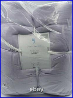 New Pottery Barn Kids Audrey Twin Quilt Lavender