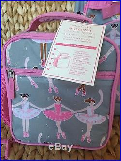 New Pottery Barn Kids Ballerina Large Backpack Classic Lunch Box Bag No Mono