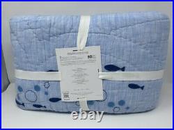 New Pottery Barn Kids Disney Finding Nemo Twin Quilt and Pillow