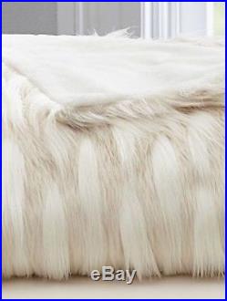 New Pottery Barn Kids High Low Faux Fur Throw Blanket
