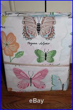 Newithperfect Pottery Barn Kids Jenni Kayne Butterfly queen sheet set