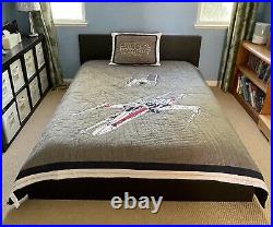 One Pottery Barn Kids Star Wars Queen Quilt. Excellent Condition