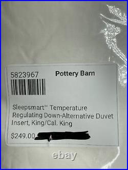 PB Sleepsmart Temperature Regulating Down-Alternative Duvet Insert, King/Cal. K