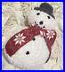 POTTERY-BARN-Cozy-Archie-Snowman-Shaped-Pillow-Brand-New-Sold-Out-Christmas-14-01-yy