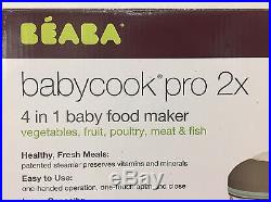 POTTERY BARN KIDS Beaba Babycook Pro 2X Baby Food Maker, NEW