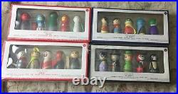 POTTERY BARN KIDS DC & Marvel Wood 20 Figurines 4-SETS SEALED Rare Collectiors