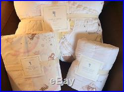 POTTERY BARN KIDS Isabelle Castle Twin Quilt & Sham Mermaid Sheets 5pc Set NEW