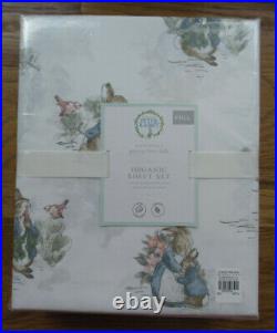POTTERY BARN KIDS Peter Rabbit organic FULL bedding sheet set new with tag