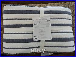 POTTERY BARN KIDS Yarn-Dyed Stripe Quilt Full/Queen NWT