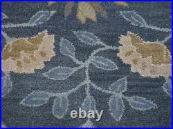 Pottery Barn Adeline Rug Blue New Hand Tufted Wool Carpet 9' x 12