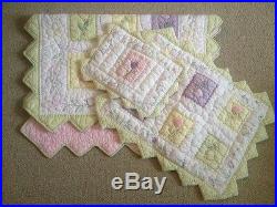 Pottery Barn Baby Crib and Twin Bed Bedding- 6 Piece- Girls