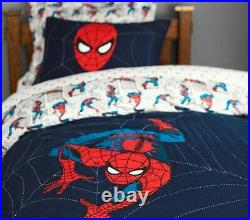 Pottery Barn F/Q Full Queen SPIDERMAN Quilt ONLY Marvel Superhero, Lightly Used