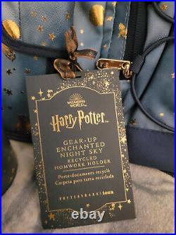 Pottery Barn Harry Potter Hedwig Backpack (Large), Folder, Water Bottle NWT