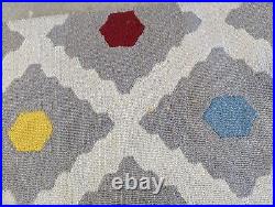 Pottery Barn Kids 5' x 8' Dot Multi rug, floor model, gray
