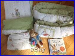 Pottery Barn Kids 6 pc PETER RABBIT Beatrix Potter Quilt Bedding Set