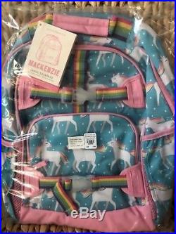 Pottery Barn Kids Aqua Unicorn Large Backpack Lunch Box Water bottle Thermos