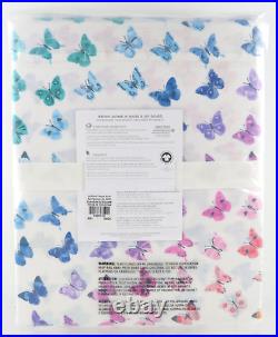 Pottery Barn Kids Aria Butterfly Queen Sheet Set