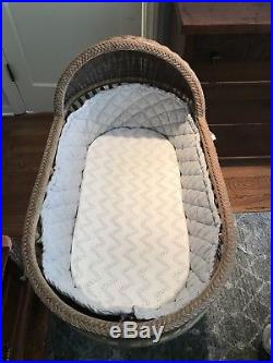 Pottery Barn Kids Baby Bassinet With Bedding