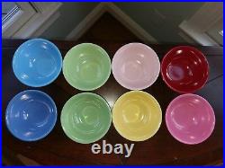 Pottery Barn Kids Bowl Plate Melamine Plastic Pastel Play Kitchen Pink Lot of 15