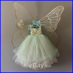 Pottery Barn Kids Butterfly Fairy Halloween Costume Mint 7-8 Years READ! #2780
