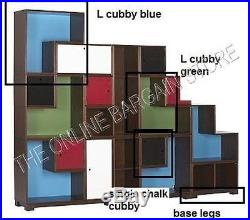 Pottery Barn Kids Cameron Puzzle Wall system Cubby storage unit shelf CABINET