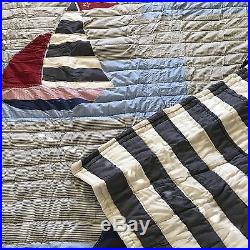 Pottery Barn Kids Cape Cod Quilt Full/Queen RARE 2009 New