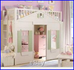 Pottery Barn Kids Cottage Twin Bunk Bed Playhouse. Matress available if needed