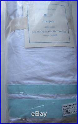 Pottery Barn Kids Dash Nursery Bedding 5pc NWT quilt skirt bumper sheet pillow