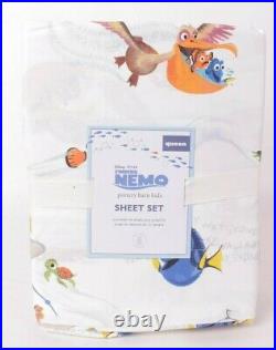 Pottery Barn Kids Disney Pixar Finding Nemo organic queen sheet set