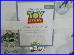 Pottery Barn Kids Disney Pixar Toy Story Organic Twin 3 Piece Sheet Set