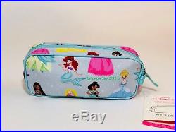 Pottery Barn Kids Disney Princess Backpack Large Girls Bookbag Lunchbox New 7pc