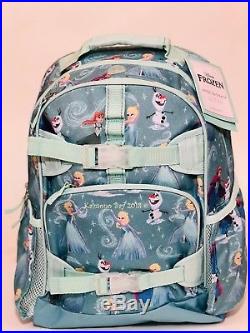 Pottery Barn Kids Disney Princess Frozen Backpack Large Anna Elsa Girls Bookbag