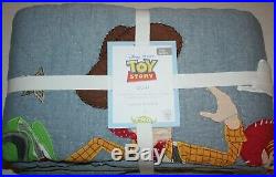 Pottery Barn Kids Disney Toy Story Quilt Full/Queen 86 X 86 NEW