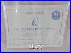 Pottery Barn Kids Evelyn Blackout Drapes Curtain Panel Set of 2 Blush Pink 44x84