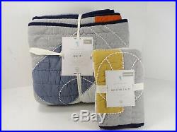 Pottery Barn Kids Field Day Quilt Twin Multi with One Standard Sham #6830