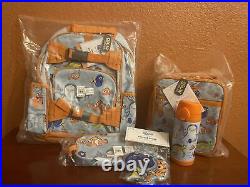 Pottery Barn Kids Finding Nemo Small Backpack/Lunchbox/PC/ICE PACK/WATER BTL Set