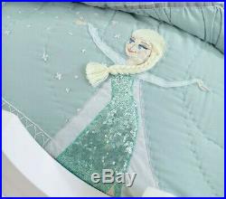 Pottery Barn Kids Frozen Queen Quilt Shams Sheets Pillow Bed Skirt Set NWT