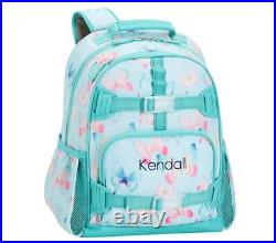 Pottery Barn Kids Gigi Butterfly Small Backpack, Lunch Box, Thermos, Pencil Case