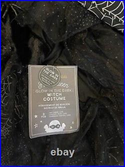 Pottery Barn Kids Glow in the Dark Witch Halloween costume 3T spider NEW