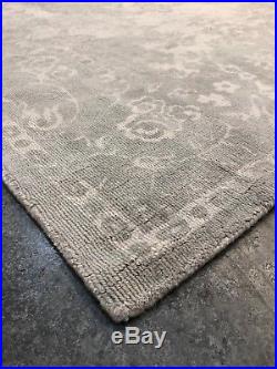 Pottery Barn Kids Gray Monique Lhuillier Something Blue 5x8 Rug Authentic