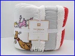 Pottery Barn Kids Grinch Cindy Lou Max Christmas Holiday Quilt Full Queen #4923C