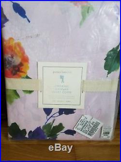 Pottery Barn Kids Hannah Daisy Medallion Quilted Bedding TWIN QUILT 1 STD SHAM