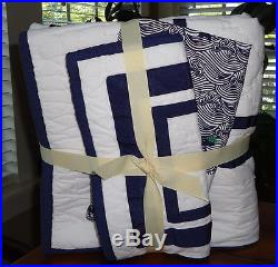 Pottery Barn Kids Harper Baby Collection 3 Pc Set Toddler Quilt Fitted Sham NWT