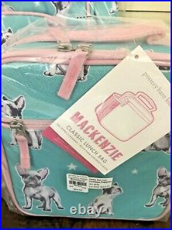 Pottery Barn Kids Large Backpack Frenchies Lunchbox Water Bottle Dogs Mackenzie