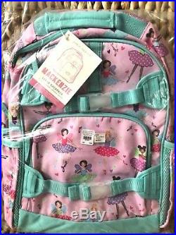 Pottery Barn Kids Large Backpack Pink Fairy Lunch Box Water bottle No Mono New