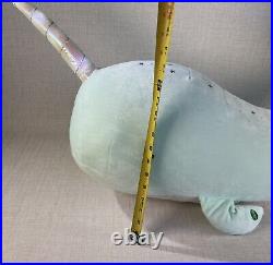 Pottery Barn Kids Large Plush Narwhal With Light Up Horn Rare