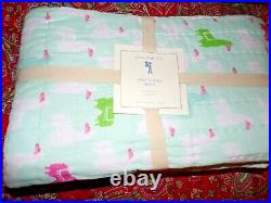 Pottery Barn Kids Libby Llama Quilt, Twin, New, Get It Here