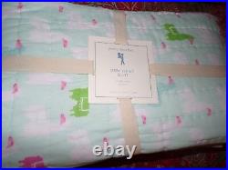 Pottery Barn Kids Libby Llama Quilt, Twin, New, Get It Here