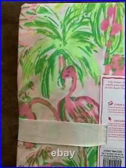Pottery Barn Kids Lilly Pulitzer Organic Full Sheet Set In On Parade NWT