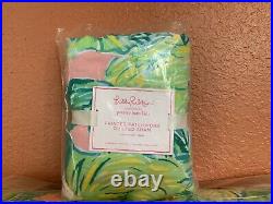 Pottery Barn Kids Lilly Pulitzer PRINTED PARTY PATCHWORK Twin Quilt Set STD Sham